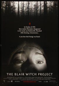 2c091 BLAIR WITCH PROJECT DS 1sh '99 Daniel Myrick & Eduardo Sanchez horror cult classic!