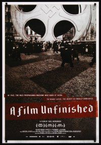 2c247 FILM UNFINISHED 1sh '10 Nazi propaganda machine's lies exposed!