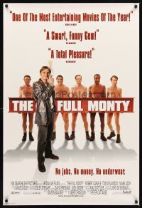 2c263 FULL MONTY style C int'l DS 1sh '97 Peter Cattaneo, Robert Carlyle, male strippers!