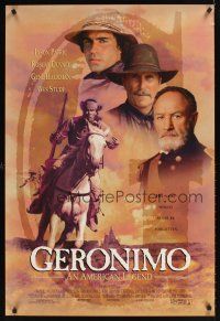 2c270 GERONIMO int'l 1sh '93 Walter Hill, great image of Native American Wes Studi on horse!