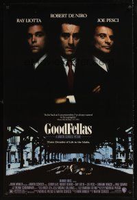 2c291 GOODFELLAS 1sh '90 Robert De Niro, Joe Pesci, Ray Liotta, Martin Scorsese classic!