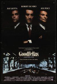 2c292 GOODFELLAS DS 1sh '90 Robert De Niro, Joe Pesci, Ray Liotta, Martin Scorsese!