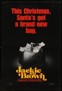 2c360 JACKIE BROWN teaser 1sh '97 Quentin Tarantino, Santa's got a brand new bag!