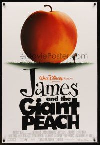 2c361 JAMES & THE GIANT PEACH DS 1sh '96 Walt Disney stop-motion fantasy cartoon!