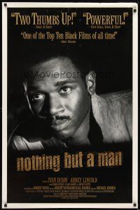 2c477 NOTHING BUT A MAN video 1sh R93 Ivan Dixon in Michael Roemer's groundbreaking black romance!