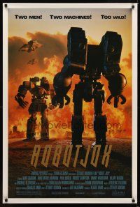 2c575 ROBOT JOX 1sh '90 mech robot fighting, the ultimate killing machine, part man, part metal!