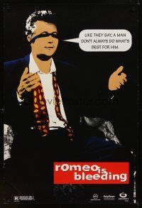 2c584 ROMEO IS BLEEDING teaser 1sh '94 cool stylized image of Gary Oldman!
