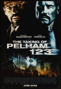 2c678 TAKING OF PELHAM 1 2 3 advance 1sh '09 Denzel Washington, John Travolta, remake!