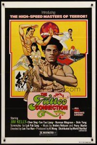 2c680 TATTOO CONNECTION 1sh '79 great Tierney art of Jim Kelly, body art, & kung fu masters!