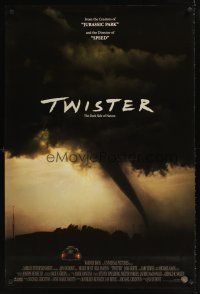 2c724 TWISTER int'l DS 1sh '96 storm chasers Bill Paxton & Helen Hunt, cool image of tornado!