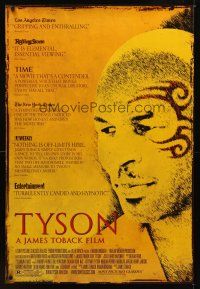 2c726 TYSON 1sh '08 Mike Tyson boxing documentary, cool close-up!
