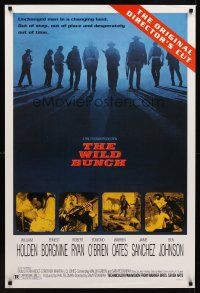 2c771 WILD BUNCH 1sh R95 Sam Peckinpah cowboy classic, William Holden & Ernest Borgnine!