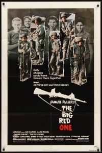 2d096 BIG RED ONE 1sh '80 directed by Samuel Fuller, Lee Marvin, Mark Hamill in WWII!