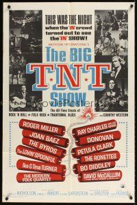 2d097 BIG T.N.T. SHOW 1sh '66 all-star rock & roll, traditional blues, country western & folk rock!