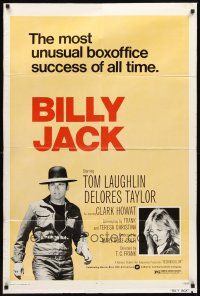 2d101 BILLY JACK 1sh R73 Tom Laughlin, Delores Taylor, most unusual boxoffice success ever!
