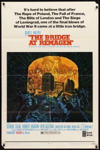 2d145 BRIDGE AT REMAGEN style B 1sh '69 George Segal, the Germans forgot 1 little bridge!