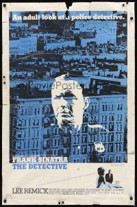 2d255 DETECTIVE 1sh '68 Frank Sinatra as gritty New York City cop, an adult look at police!