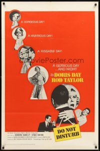 2d271 DO NOT DISTURB 1sh '65 Doris Day, Rod Taylor, Hermione Baddeley, a glorious day & night!
