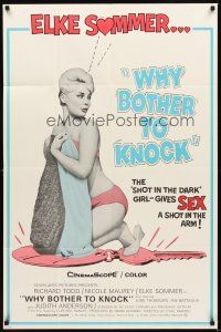 2d275 DON'T BOTHER TO KNOCK 1sh '65 super sexy Elke Sommer in underwear, Why Bother to Knock?