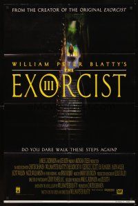 2d320 EXORCIST III int'l 1sh '90 George C Scott starring in William Peter Blatty sequel!
