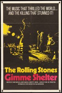 2d377 GIMME SHELTER int'l 1sh '71 Rolling Stones, out of control rock & roll concert!