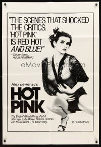 2d432 HOT PINK kodak paper 1sh '83 Alex deRenzy directed, super-sexy Leslie Bovee!