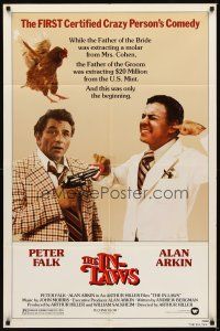 2d462 IN-LAWS 1sh '79 classic Peter Falk & Alan Arkin screwball comedy!