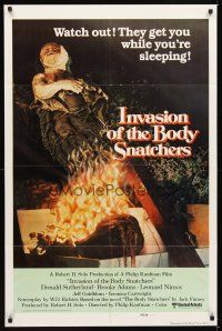 2d470 INVASION OF THE BODY SNATCHERS style A int'l 1sh '78 Kaufman classic remake, creepy art!