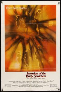 2d469 INVASION OF THE BODY SNATCHERS 1sh '78 Philip Kaufman classic remake of deep space invaders!