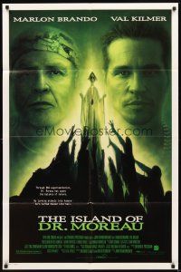 2d473 ISLAND OF DR. MOREAU 1sh '96 Val Kilmer, Marlon Brando, John Frankenheimer