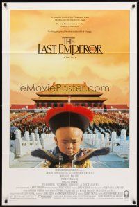 2d506 LAST EMPEROR 1sh '87 Bernardo Bertolucci epic, image of young Chinese emperor w/army!
