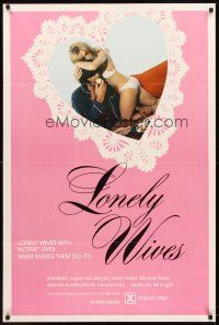 2d532 LONELY WIVES 1sh '73 German sexploitation, what makes them do it, they need action!