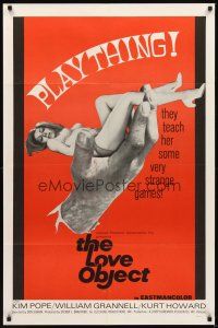 2d545 LOVE OBJECT 1sh '69 they teach sexy plaything Kim Pope some very strange games!