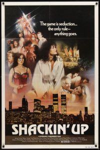 2d631 NEW YORK NIGHTS 1sh '84 Corinne Wahl, George Ayer, cool sexy images!