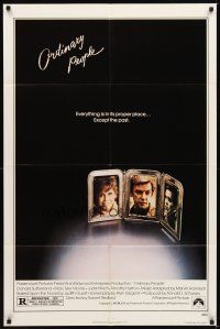 2d663 ORDINARY PEOPLE 1sh '80 Donald Sutherland, Mary Tyler Moore, directed by Robert Redford!