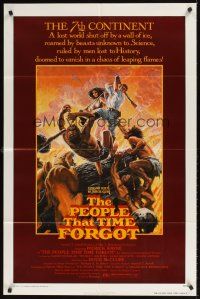 2d680 PEOPLE THAT TIME FORGOT 1sh '77 Edgar Rice Burroughs, a lost continent shut off by ice!