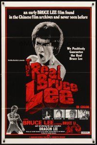 2d726 REAL BRUCE LEE 1sh '73 action images from Hong Kong kung fu documentary!