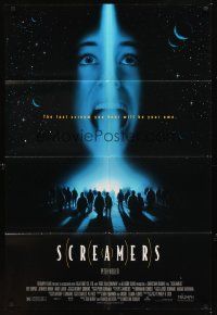 2d777 SCREAMERS DS 1sh '95 Peter Weller, the last scream you hear will be your own!