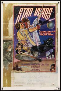 2d839 STAR WARS NSS style D 1sh 1978 cool circus poster art by Drew Struzan & Charles White!