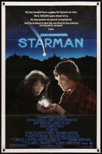 2d840 STARMAN 1sh '84 John Carpenter directed, alien Jeff Bridges & Karen Allen!