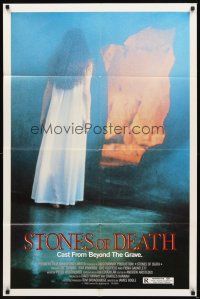 2d843 STONES OF DEATH 1sh '88 Kadaicha, Zoe Carides, cast from beyond the grave!