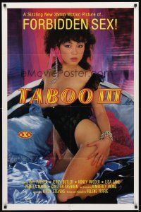 2d871 TABOO III video/theatrical 1sh '84 Kirdy Stevens directed, full-length sexy Kay Parker, XXX!
