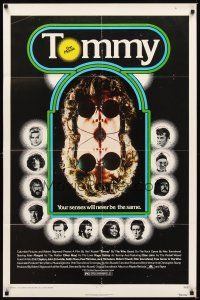 2d913 TOMMY 1sh '75 The Who, Roger Daltrey, rock & roll, cool mirror image!