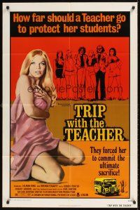 2d922 TRIP WITH THE TEACHER 1sh '74 super sexy Brenda Fogarty goes too far for her students!