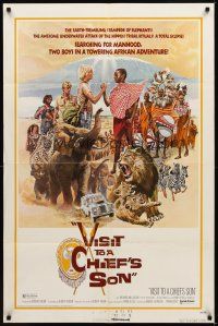2d949 VISIT TO A CHIEF'S SON 1sh '74 Richard Mulligan, John Philip Hogdon, African adventure!