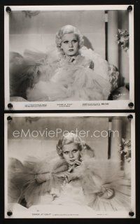 2e708 DINNER AT 8 2 8x10 stills R62 great close-ups of Jean Harlow in sexy dress!