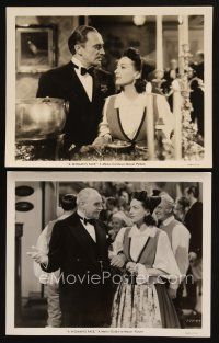 2e765 WOMAN'S FACE 2 8x10 stills '41 Joan Crawford, Conrad Veidt, Bassermann, Best Picture of 1941!