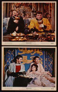 2e239 BECKET 2 color 8x10 stills '64 Richard Burton in the title role drinking with Peter O'Toole!