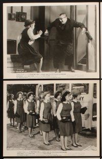 2e477 13 FRIGHTENED GIRLS 7 8x10 stills '63 William Castle, great images of scared schoolgirls!
