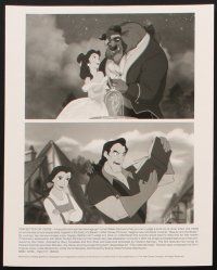 2e526 BEAUTY & THE BEAST 6 8x10 stills '91 Walt Disney cartoon classic, cool images!